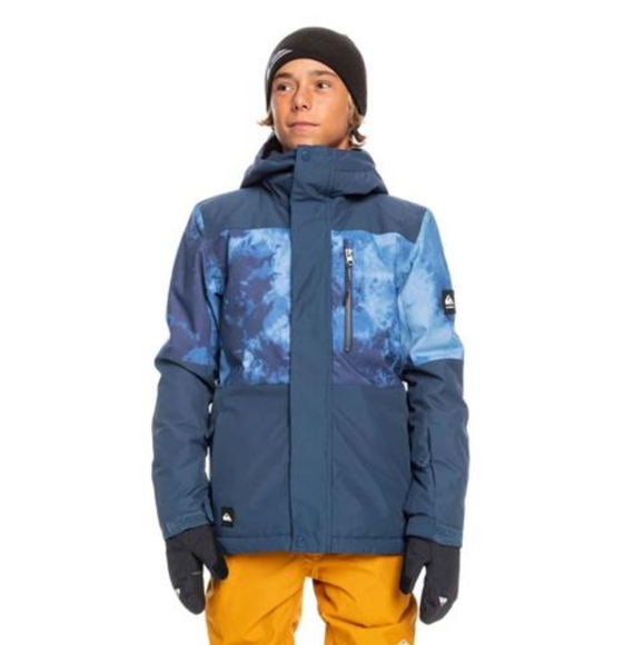 Quiksilver NEW Mission Print Block Snow Jacket - Picture 9 of 14